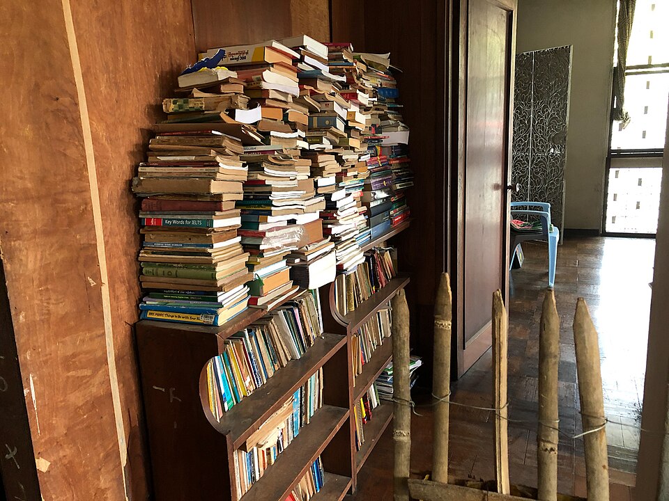 Burmese Bookshelf