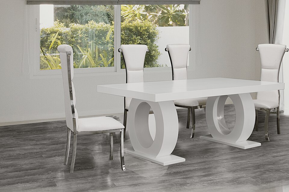 White zara dining table copy