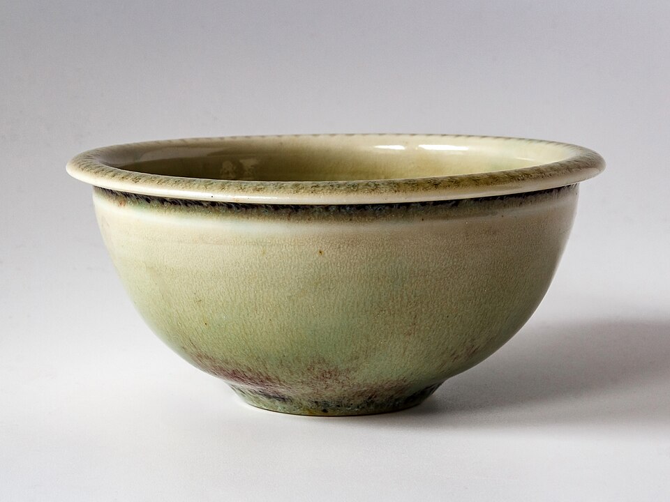 Light green ceramic bowl 1
