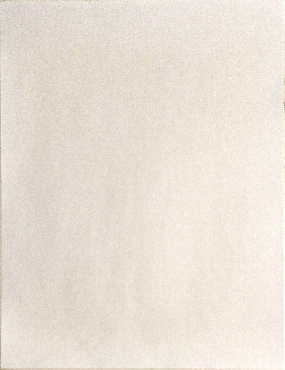 Blank paper bearing indentations