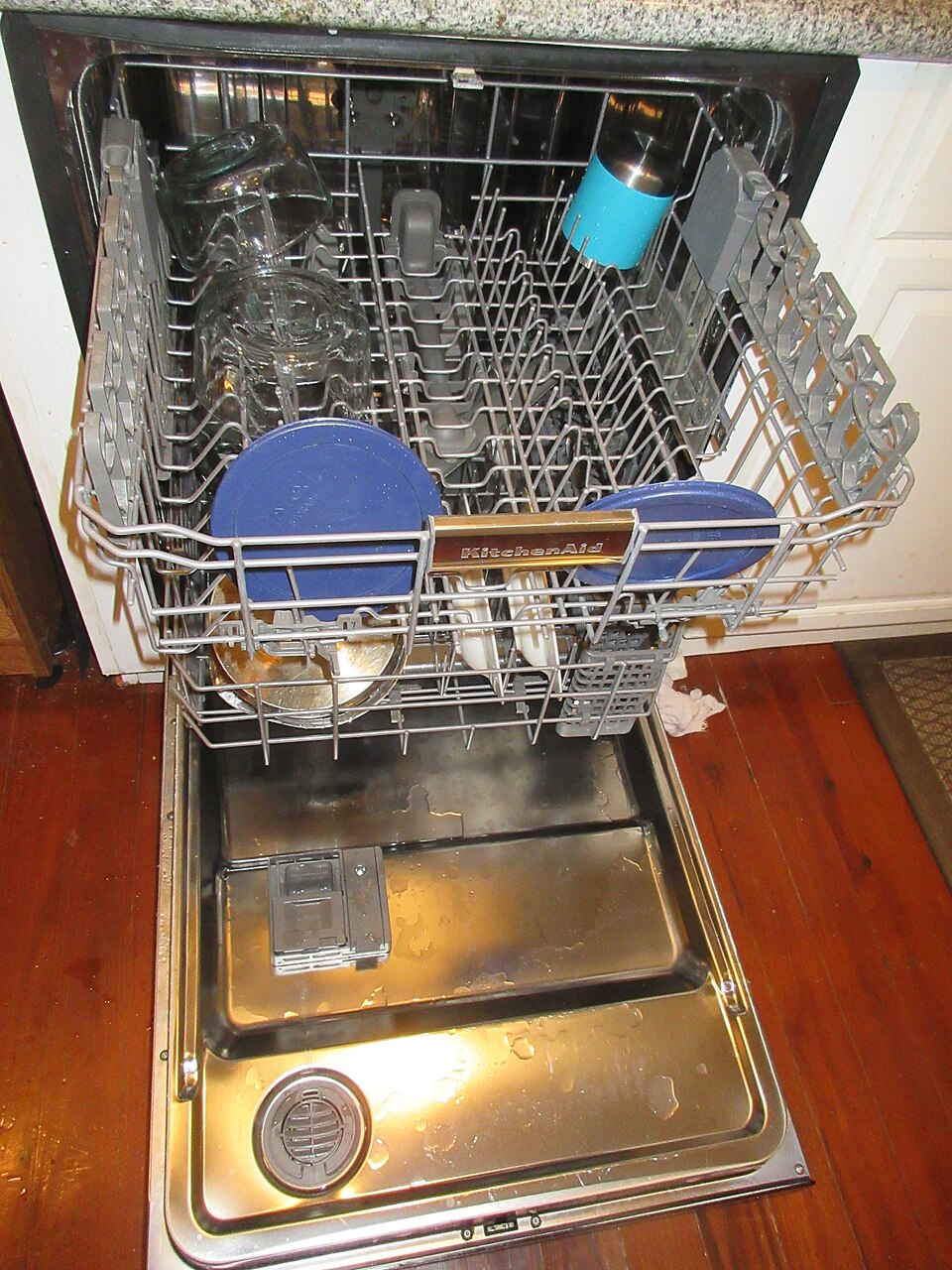 KitchenAid home dishwasher - Open