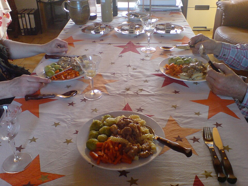 Table Setting, Simple Sumptuous Meal