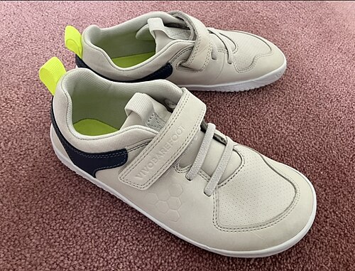 A pair of kids sneakers