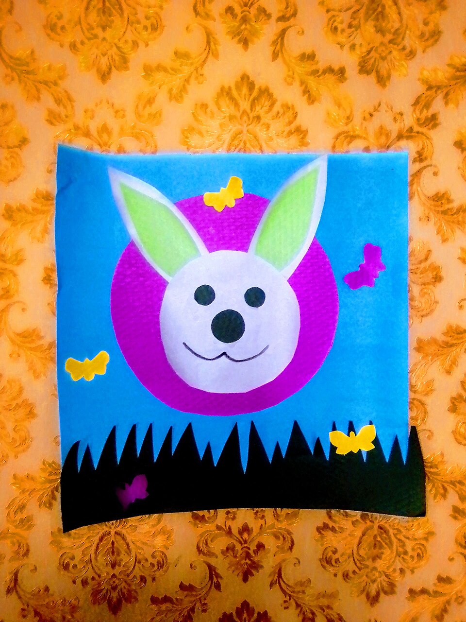 Bunny paper craft