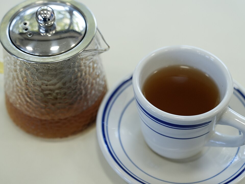Corn tea cup teapot