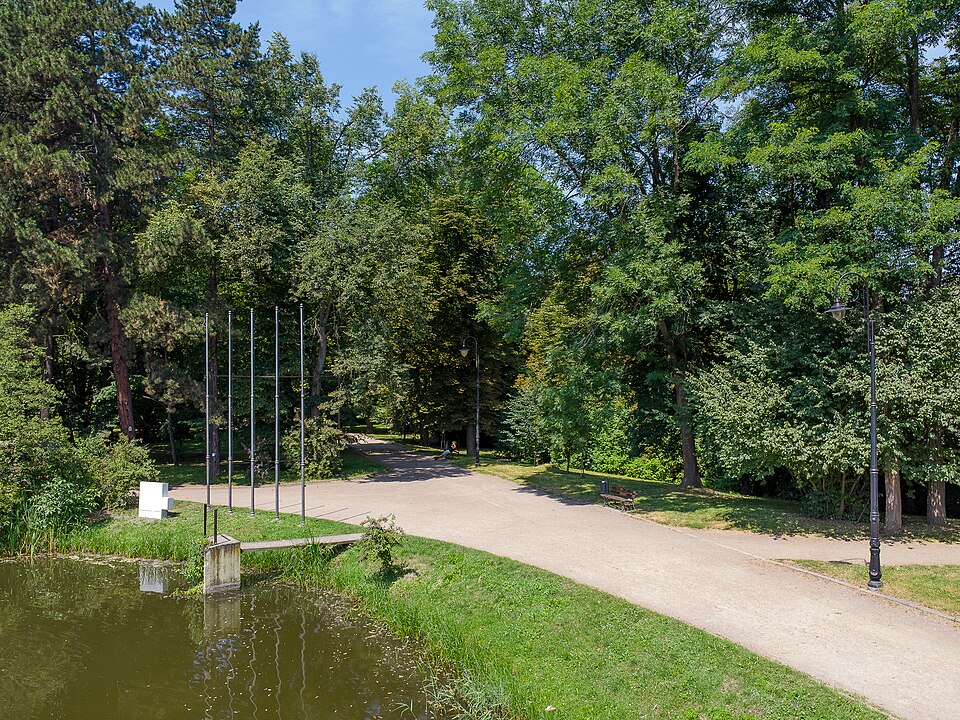 Adam Mickiewicz City Park in Wieliczka City, Poland 2026