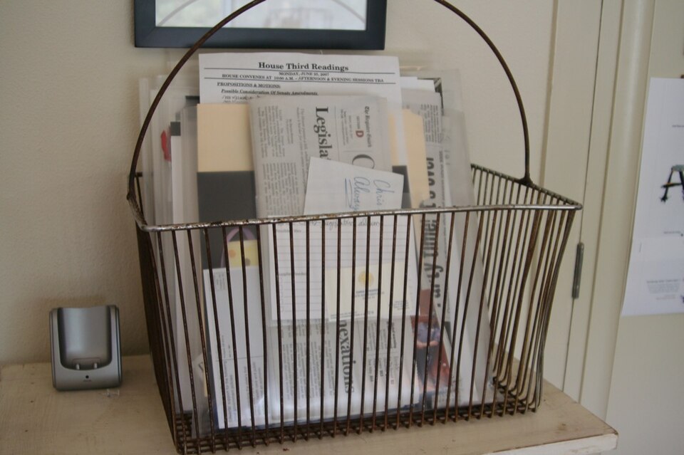Project storage basket - Flickr - ali edwards