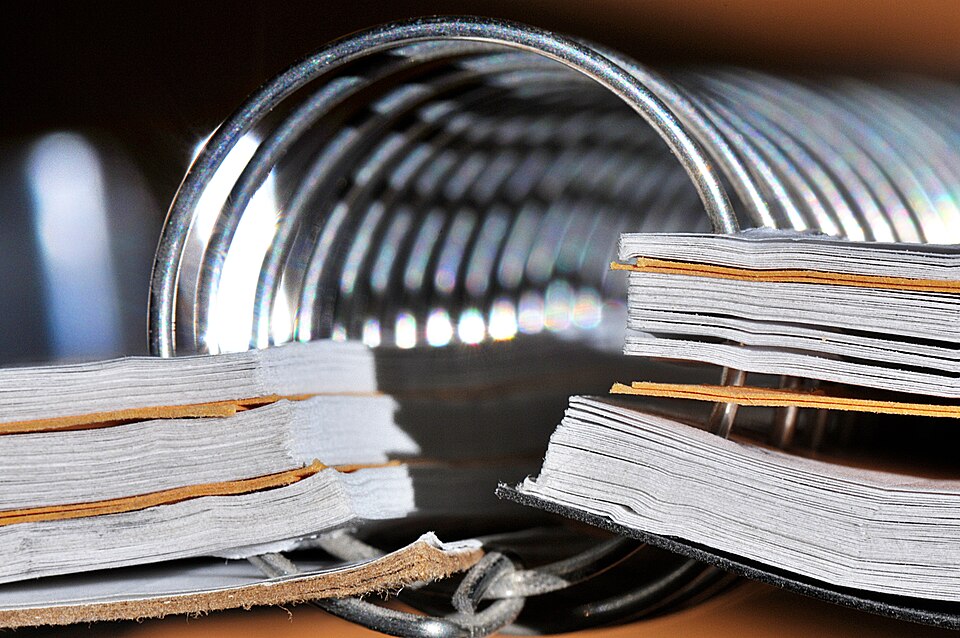 Spiral notebook with subject dividers - Flickr - theilr